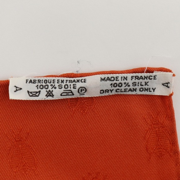 HERMES Authentic White Silk Scarf - Picture 11 of 12